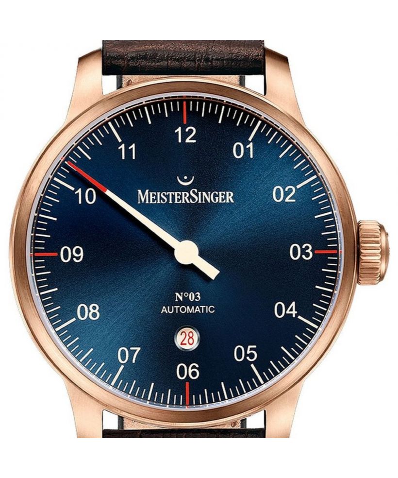 Pánské hodinky Meistersinger N°03 Bronze Line Automatic AM917BR_SG02