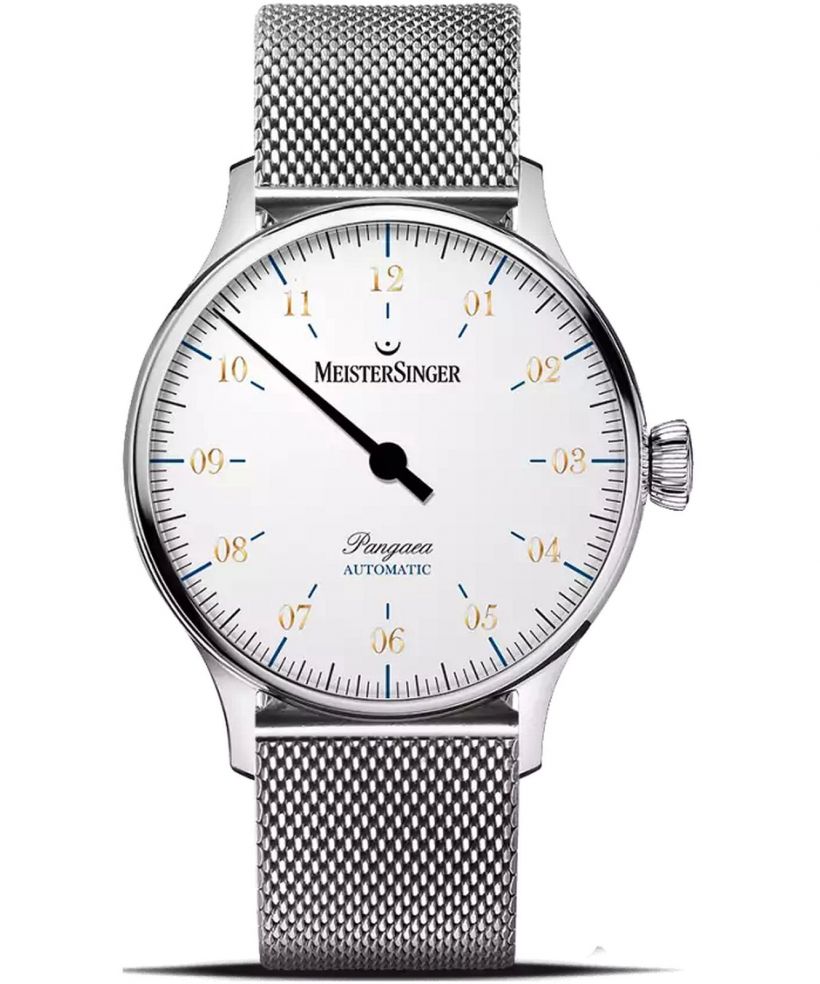 Hodinky MeisterSinger Pangaea White Automatic