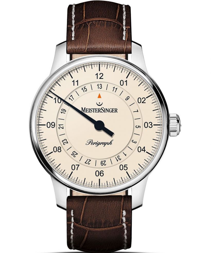 Hodinky MeisterSinger Perigraph - 38mm Ivory