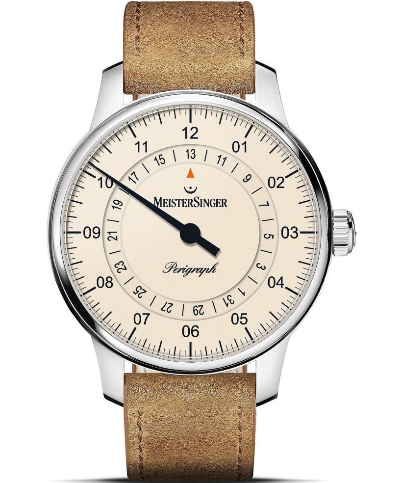 Hodinky MeisterSinger Perigraph - 38mm Ivory