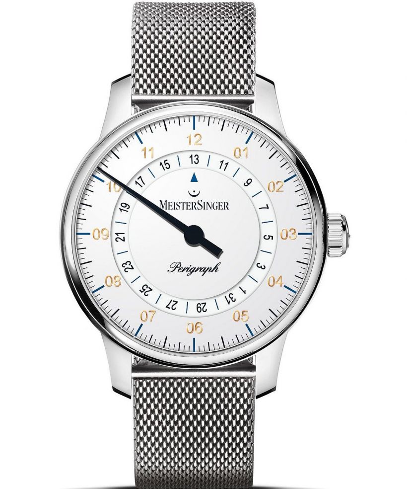 Hodinky MeisterSinger Perigraph - 38mm White
