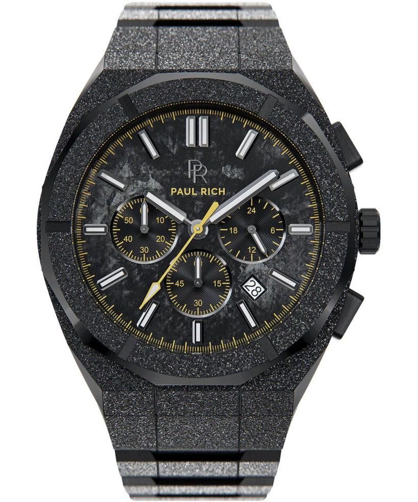 Hodinky Paul Rich Motorsport Frosted Carbon Yellow Chronograph Limited Edition