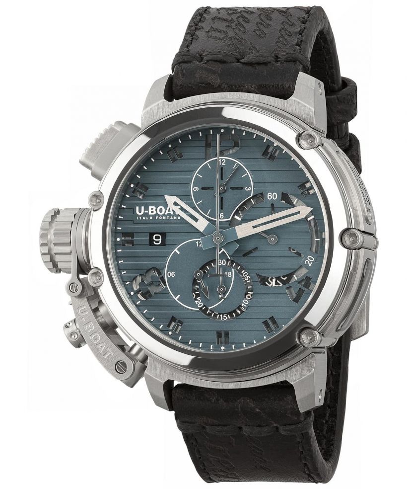 Hodinky U-BOAT Chimera Chrono SS Blu Limited Edition
