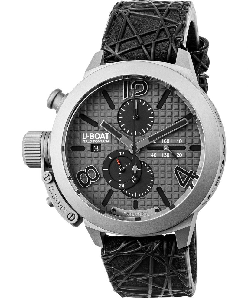 Hodinky U-BOAT Classico 45 Titanium Tungsten Gray Chronograph Automatic Limited Edition