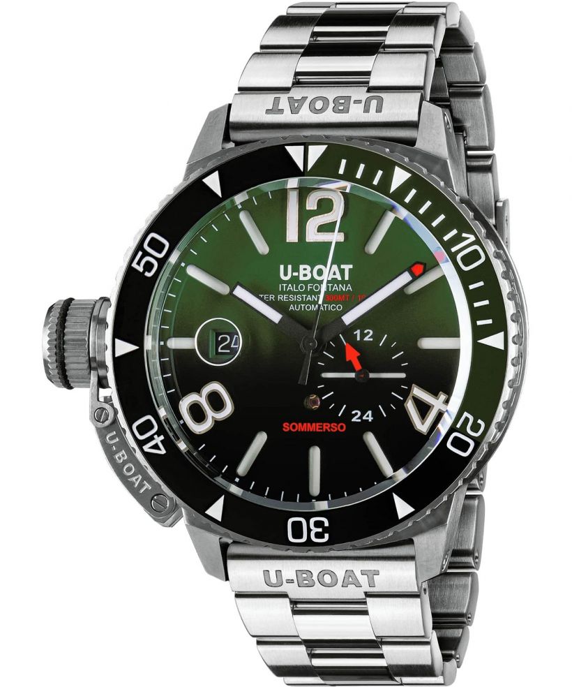 Hodinky U-BOAT Sommerso Ceramic Green