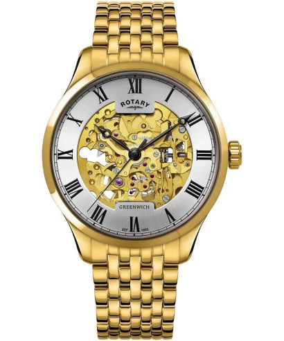 Hodinky pánské Rotary Greenwich Automatic Skeleton