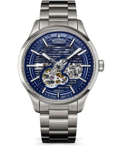 Hodinky pánské Rotary Greenwich Automatic Skeleton