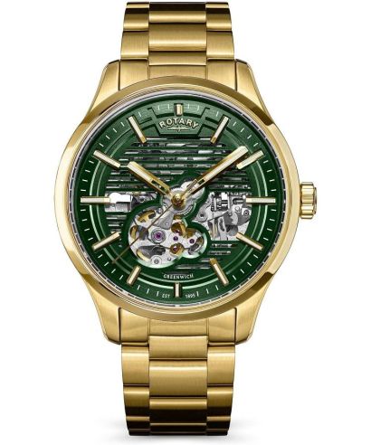 Hodinky pánské Rotary Greenwich Automatic Skeleton