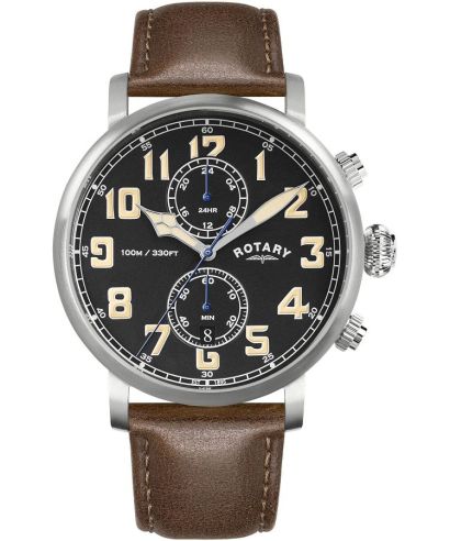 Hodinky pánské Rotary Heritage Pilot Chronograph