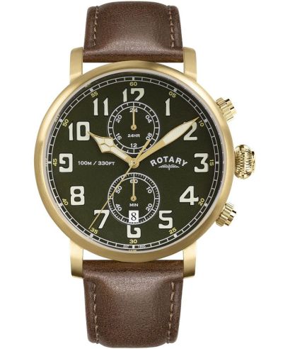 Hodinky pánské Rotary Heritage Pilot Chronograph