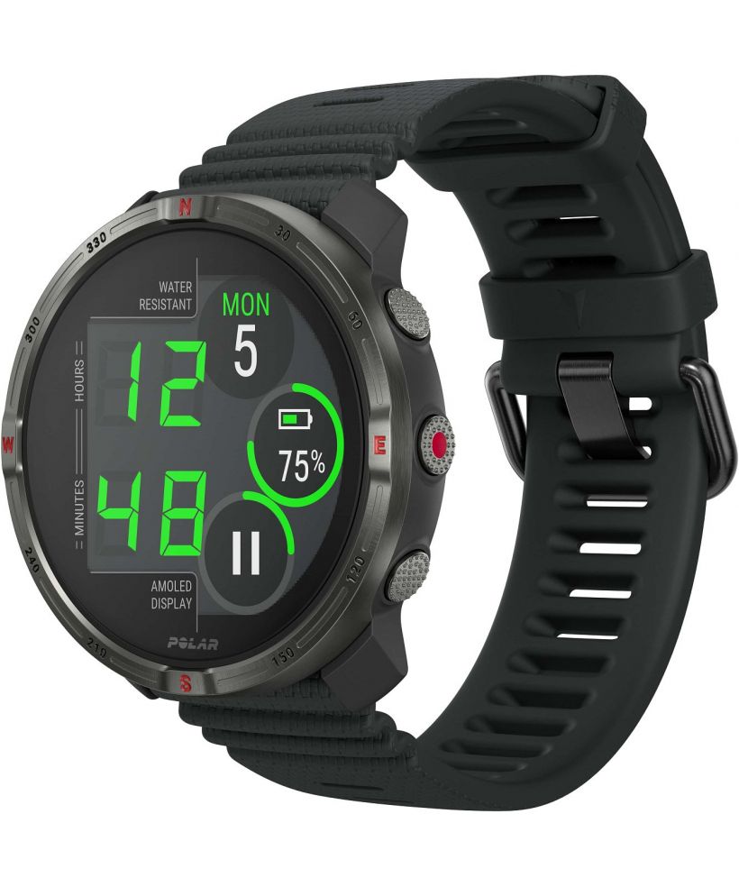 Sportovní Hodinky unisex Polar Grit X2 Night Black