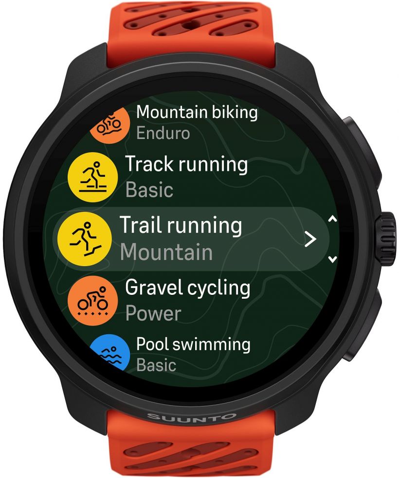 Sportovní Hodinky Suunto Race 2 Coral Orange [Sapphire Glass]