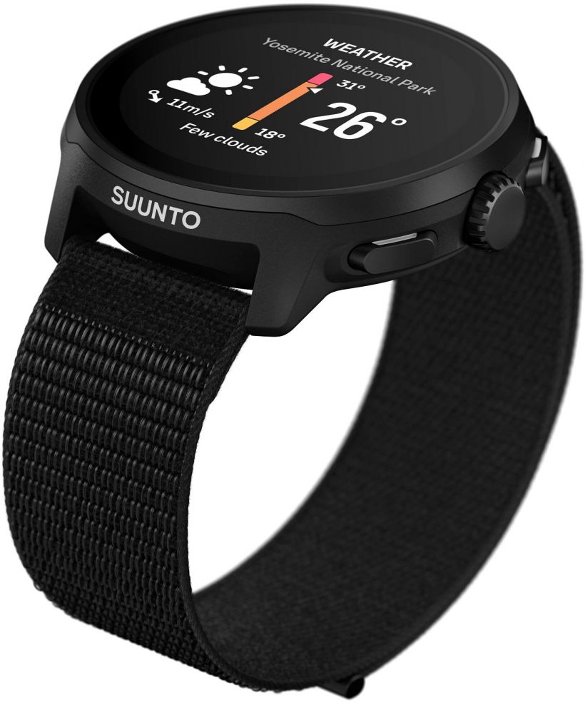 Sportovní Hodinky Suunto Run All Black Textile Strap