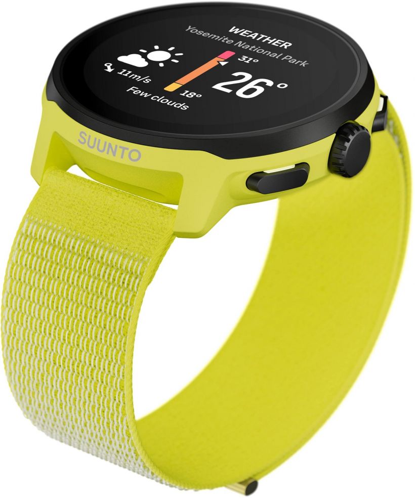 Sportovní Hodinky Suunto Run Lime Textile Strap