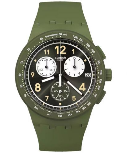 Hodinky Swatch Nothing Basic about Green Chrono