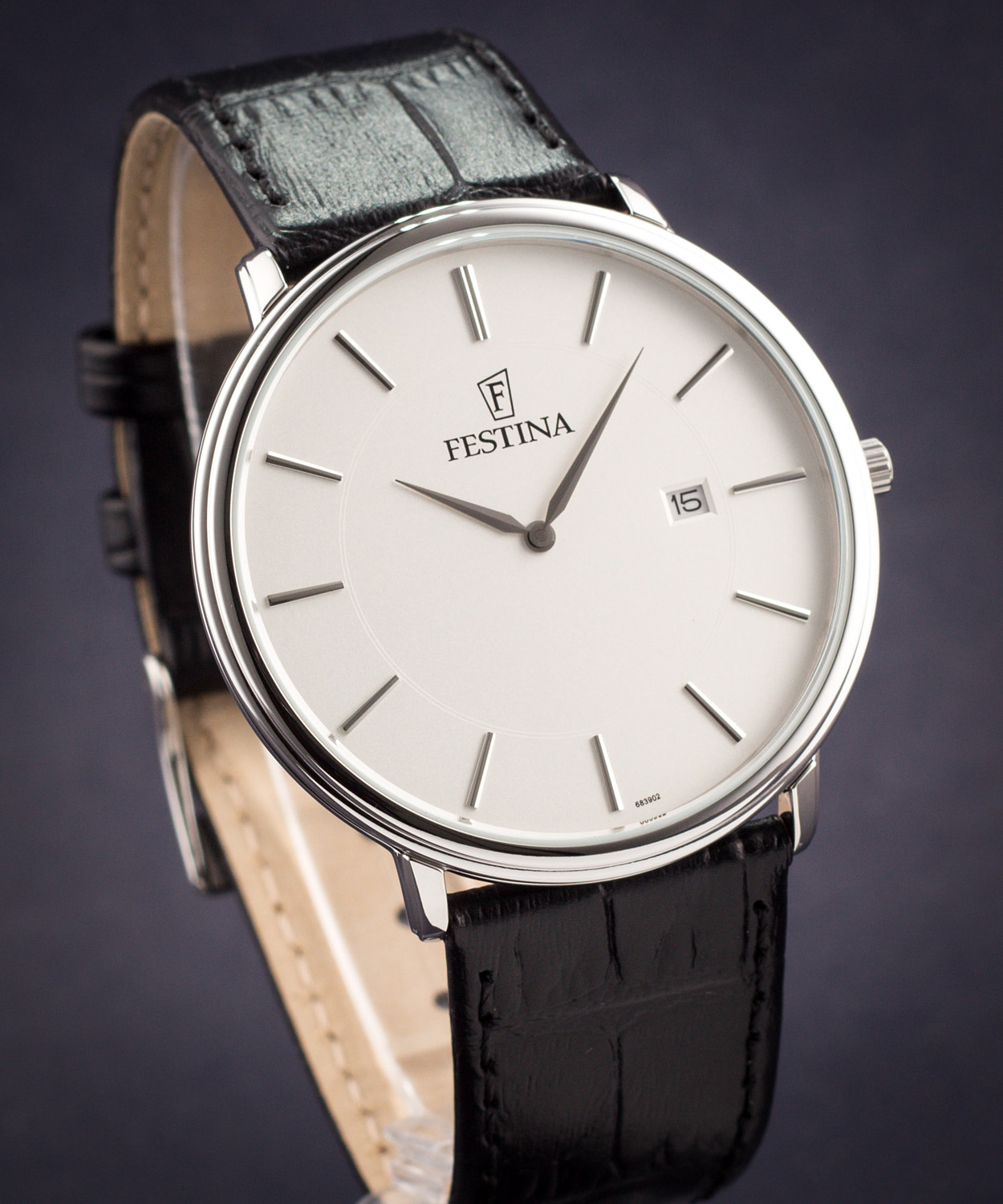 Orologio Festina Classic Quadrante Scuro Indici Numeri Arabi F6833 4 8430622616488