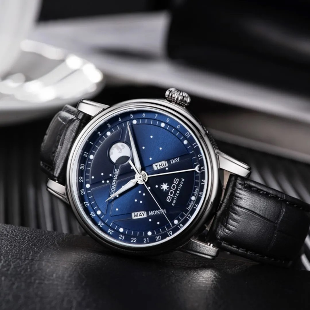 Pánské hodinky Epos Oeuvre d'Art North Star Automatic 3439.322.20.16.25