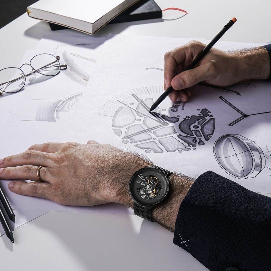 Pánské hodinky Ciga Design MY Series Stainless Steel Skeleton Automatic M021-BLBL-W13