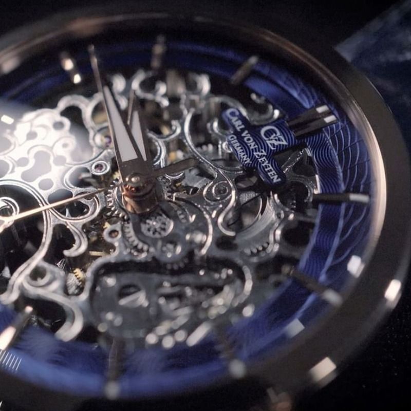 Pánské hodinky Carl von Zeyten Carl von Zeyten Triberg Skeleton Automatic CVZ0013RBL
