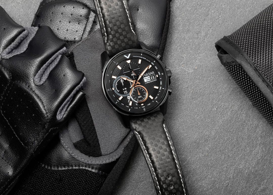 Pánské hodinky Pulsar Accelerator Solar Chronograph PZ6033X1