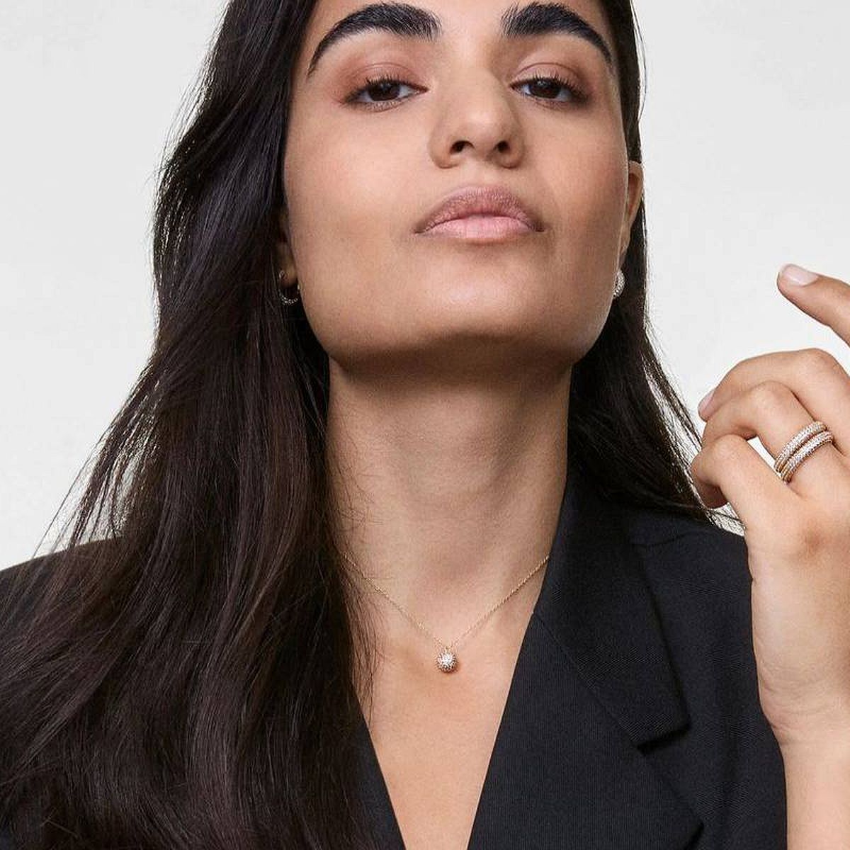 Náhrdelník Daniel Wellington Pavé Crystal Pendant Gold