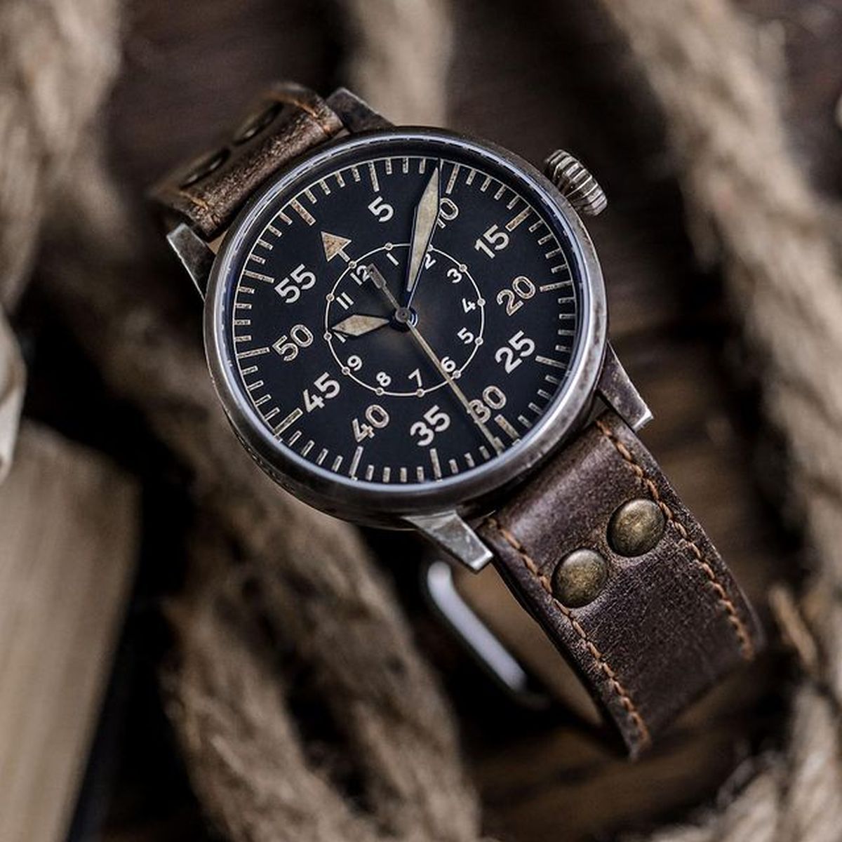 Hodinky pánské Laco Flieger Mechanical Leipzig
