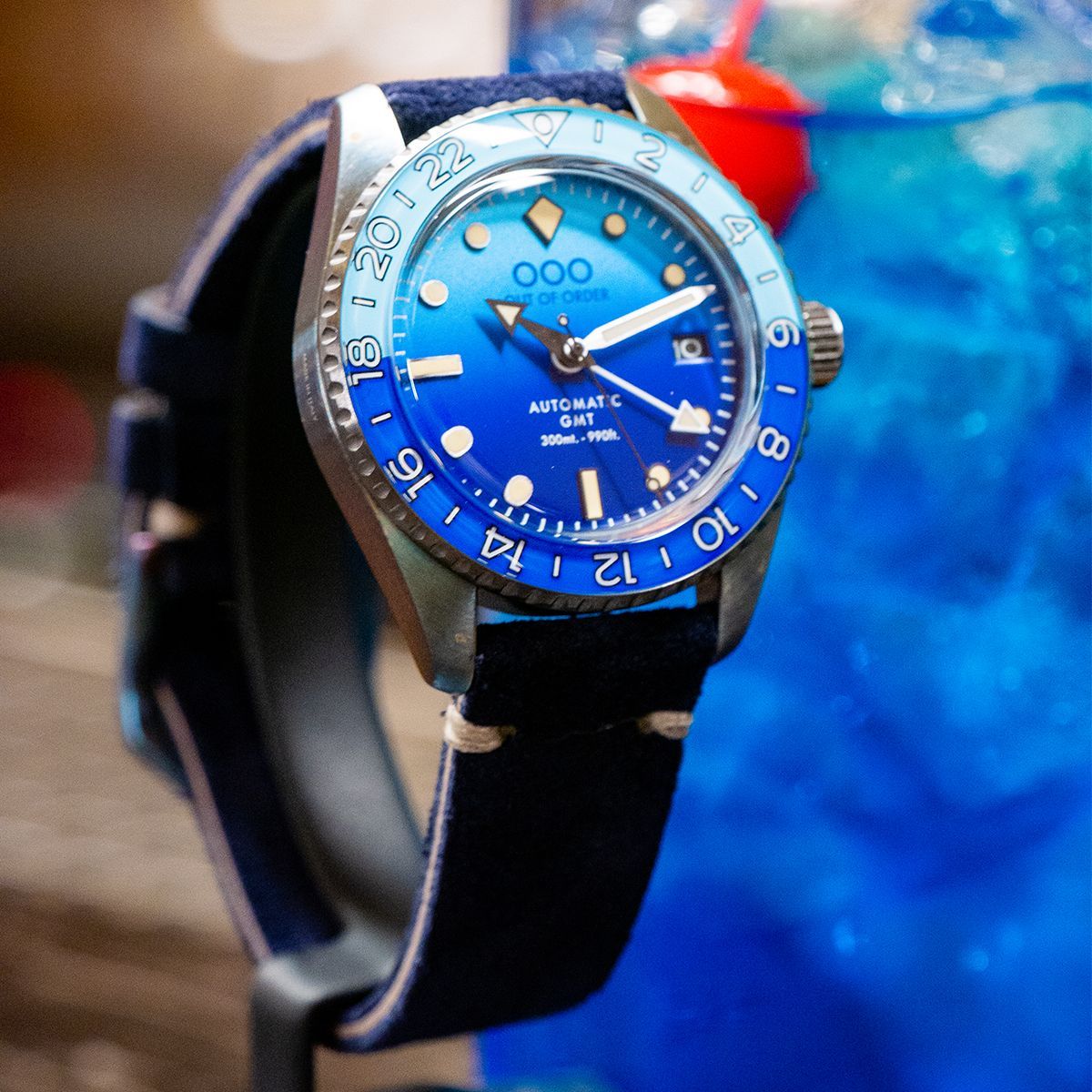 Hodinky Out Of Order Shaker Bomba Blu Automatic GMT