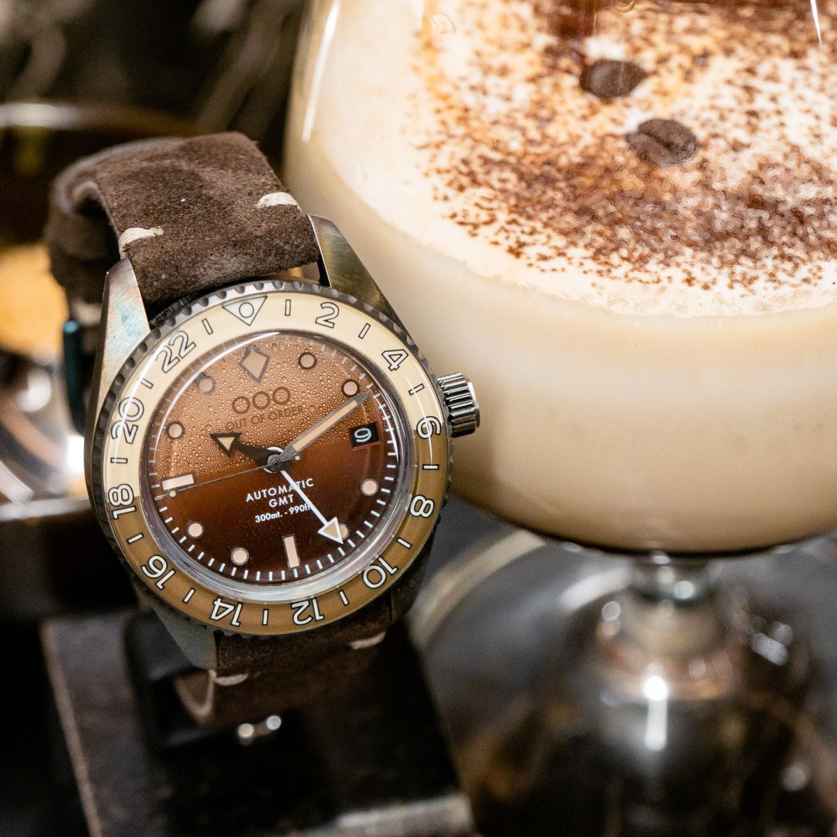 Hodinky Out Of Order Shaker Irish Coffee Automatic GMT