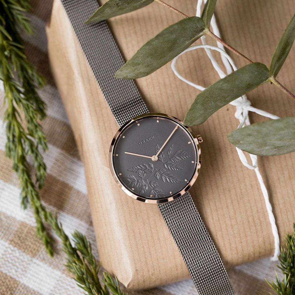 Dámské hodinky Obaku Hassel Natur Granite V219LXVKMJ
