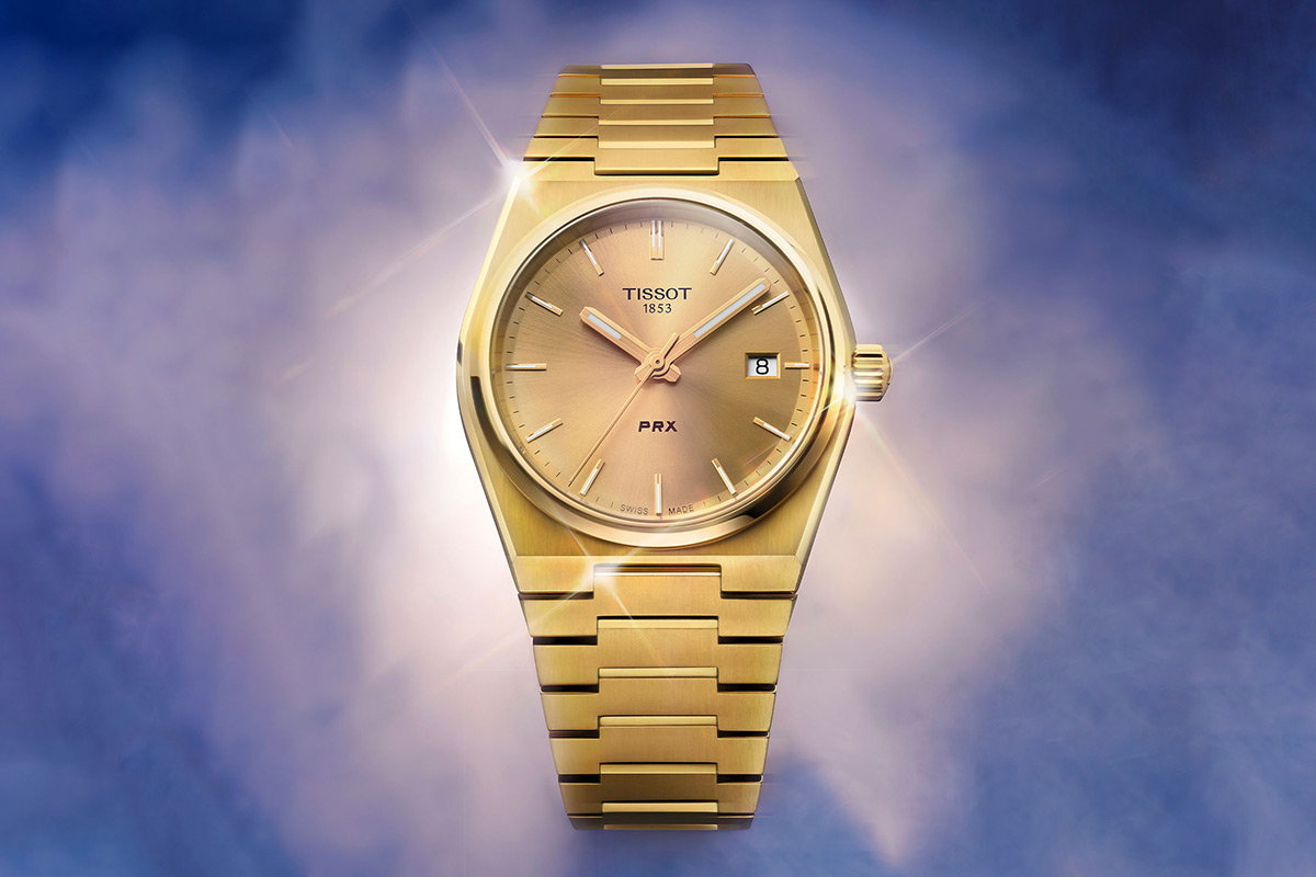 Zlaté hodinky Tissot