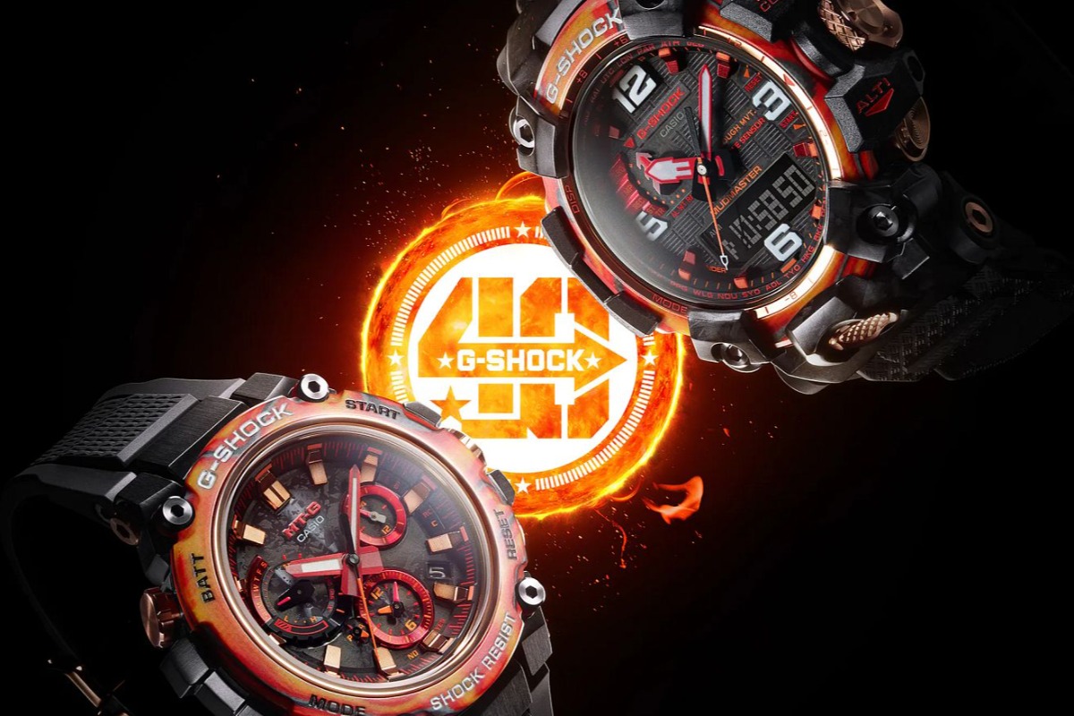 Hodinky G-SHOCK Exclusive a Mudmaster 40th Anniversary Flare Red Limited Edition