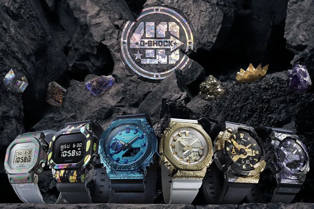 Limitovaná edice hodinek G-SHOCK Original 40th Anniversary Adventurer's Stone Series