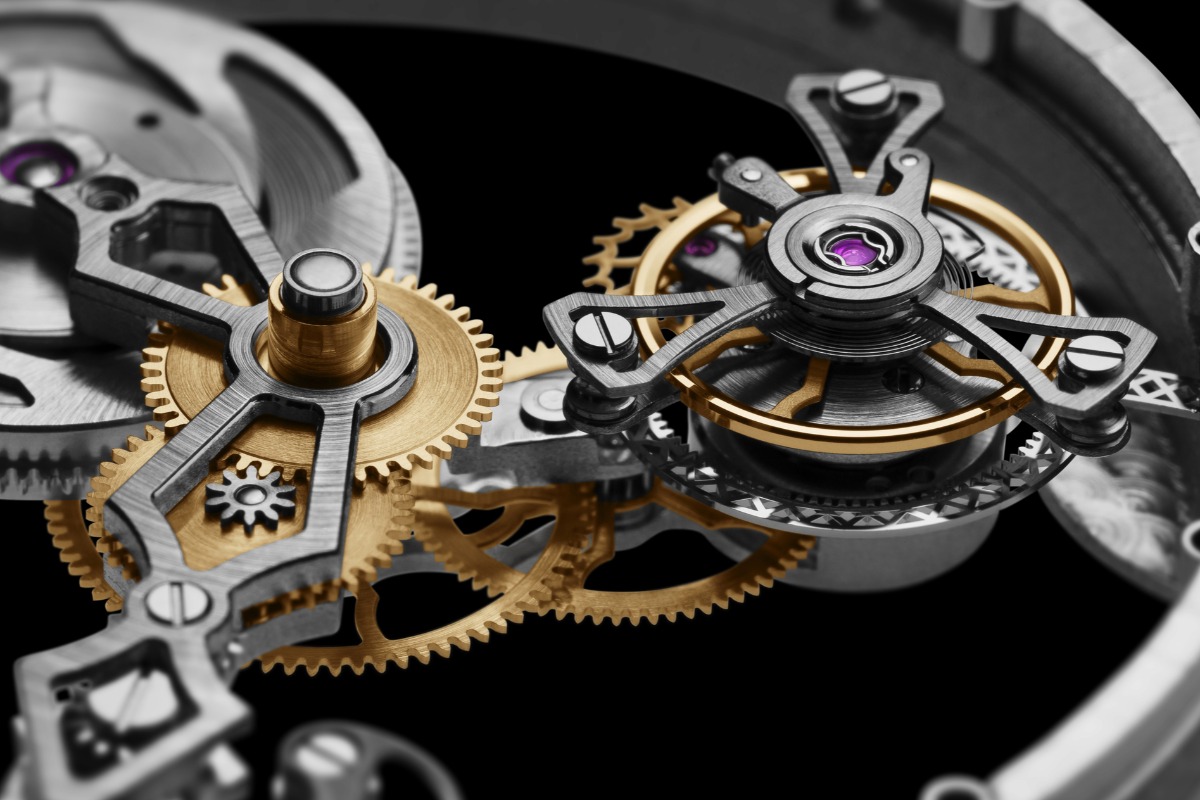 Mechanismus Tourbillon v hodinkách