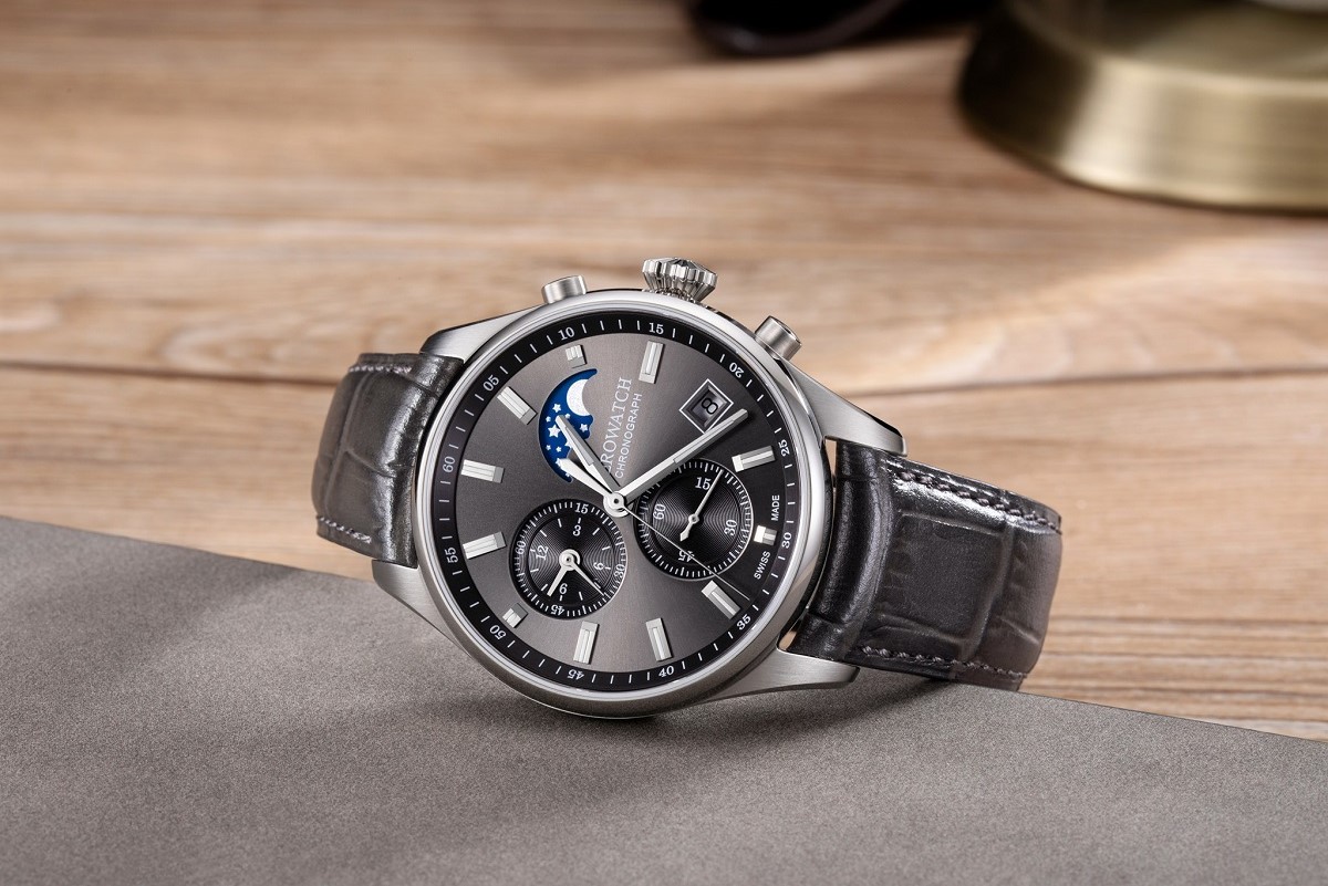 Pánské hodinky Aerowatch Les Grande Classique s měsíčními fázemi
