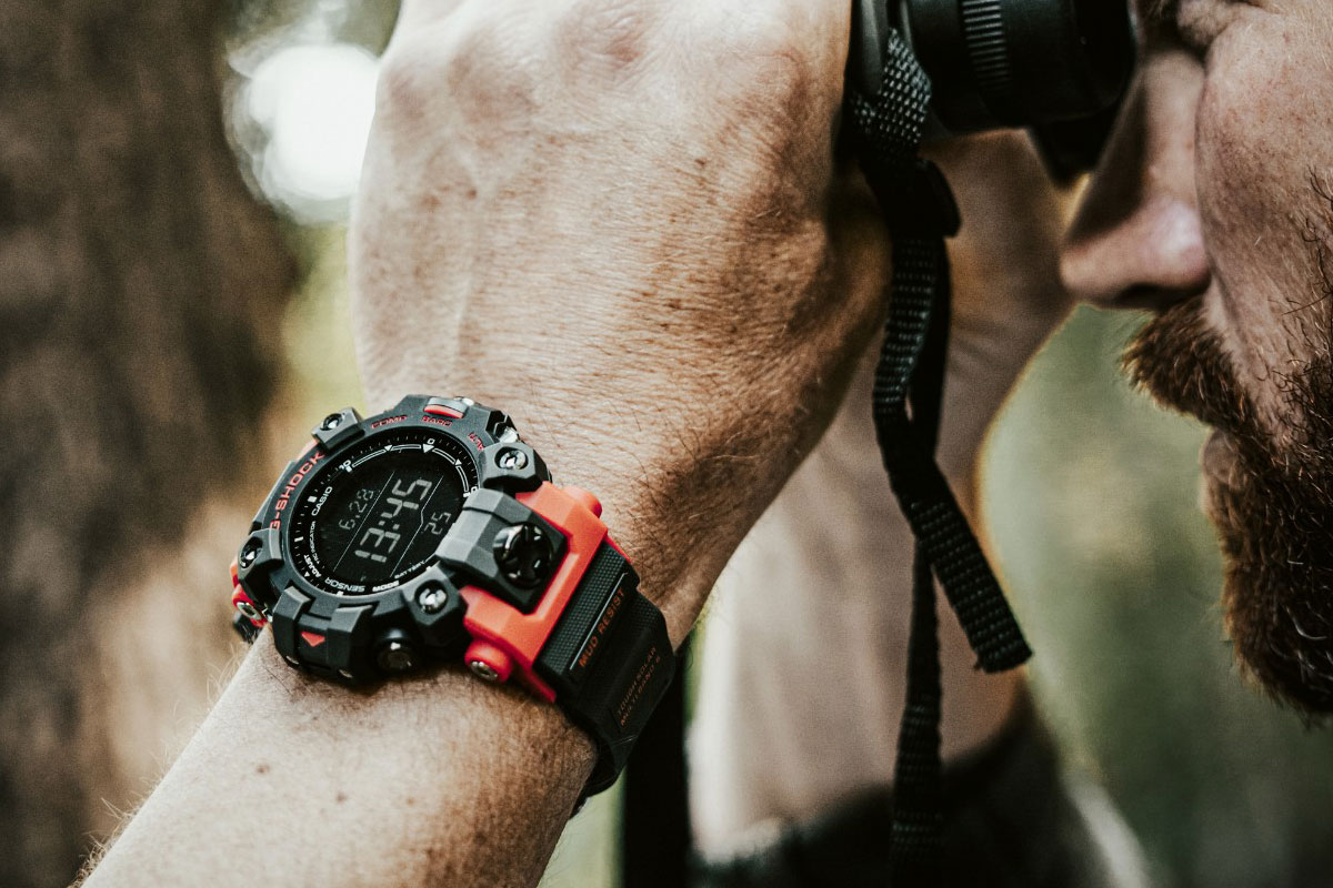 g-shock mudman v terénu