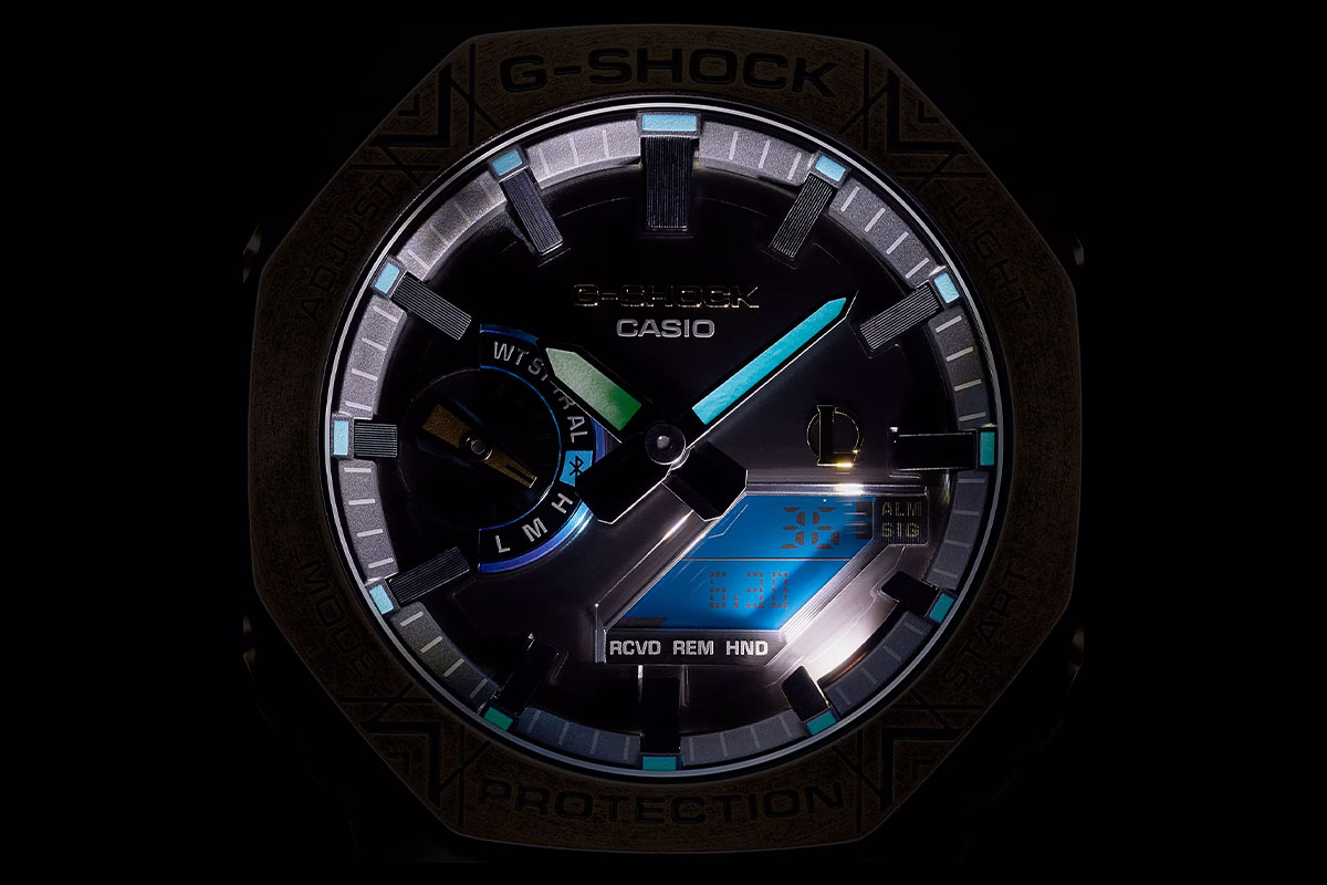 Casio G-SHOCK Original League of Legends Special Edition podsvícení