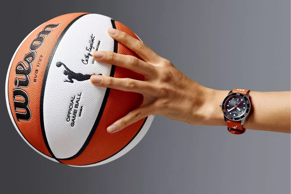 Tissot Seastar Wilson WNBA SET Special Edition na zápěstí