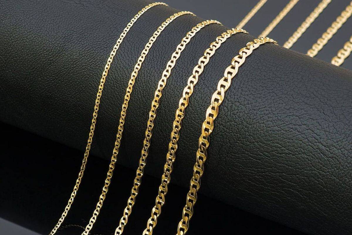 Bonore řetízek Bonore řetízek 42 cm Gucci weave ve zlaté barvě 585
