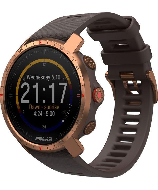 Chytré hodinky Polar Grit X Pro Brown/Copper M/L