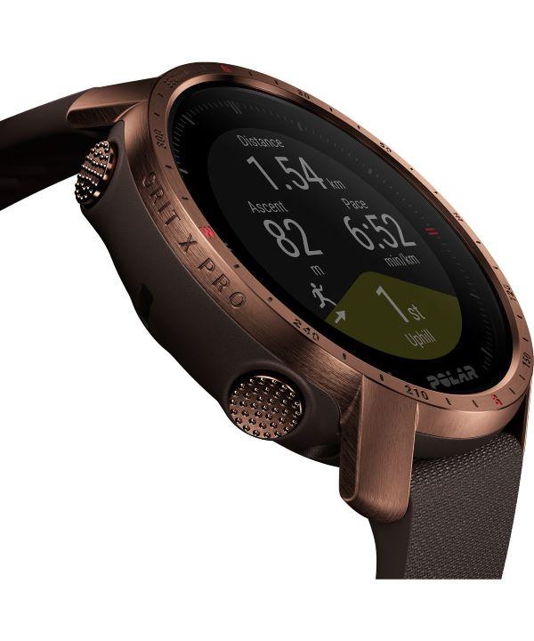 Chytré hodinky Polar Grit X Pro Brown/Copper M/L