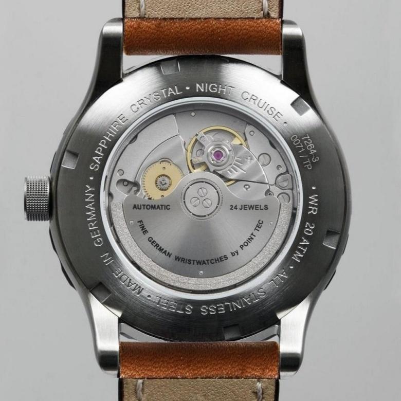Zegarek Zeppelin 7264-3 - Transparentny dekiel