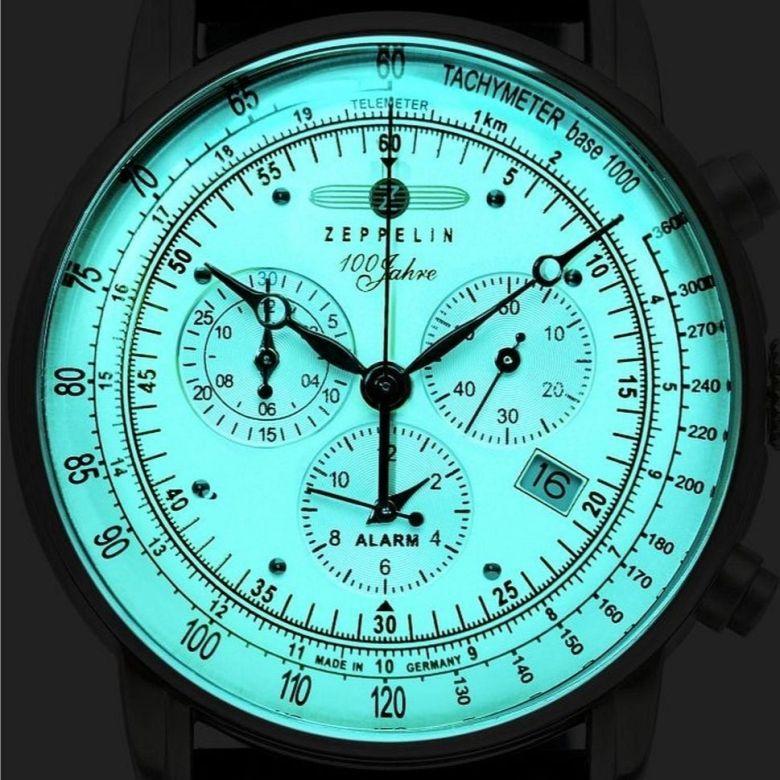 Zegarek Zeppelin 8680-3 - technologie Super-LumiNova