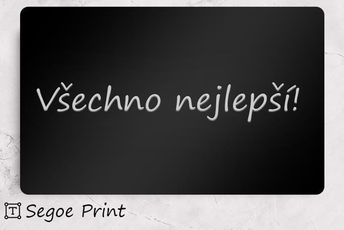 Gravírování hodinek Segoe Print