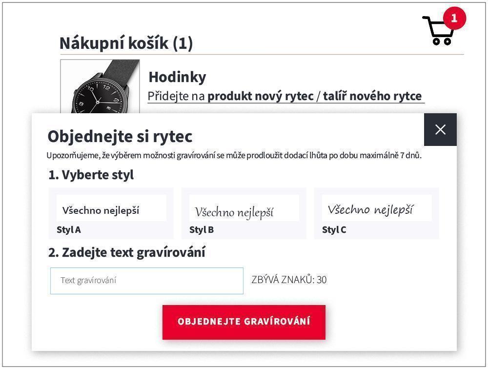 Gravírování hodinek